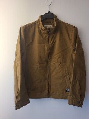 Levi's Men's Tan Canvas Zip Jacket Mens Size Medium